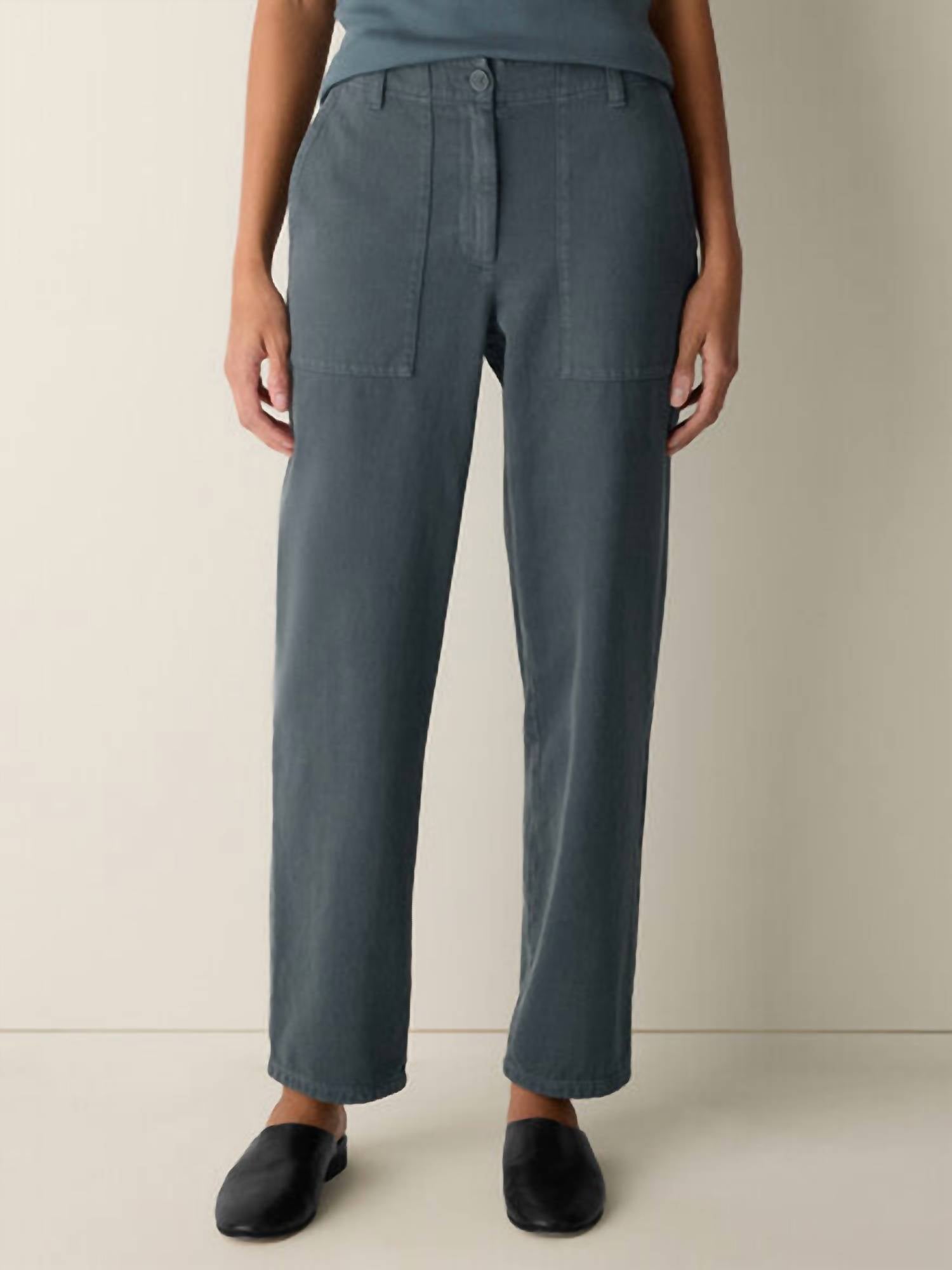 Eileen Fisher - Utility Cotton Tapered Pant
