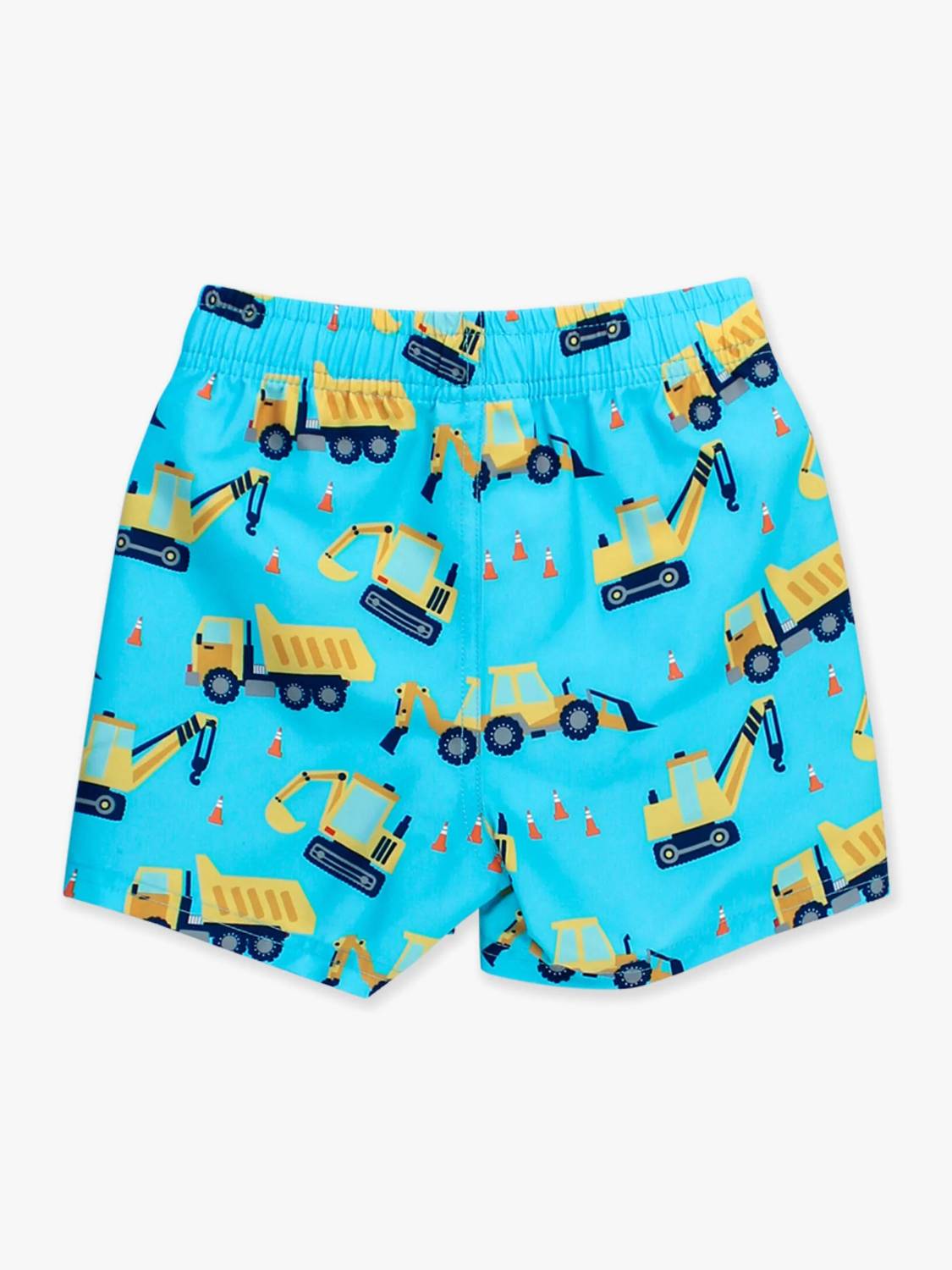 Rufflebutts - Boy's Under Construction Swim Trunks