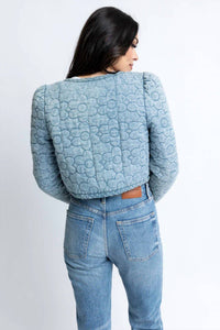 Karlie - Women's Jean Floral Jacket