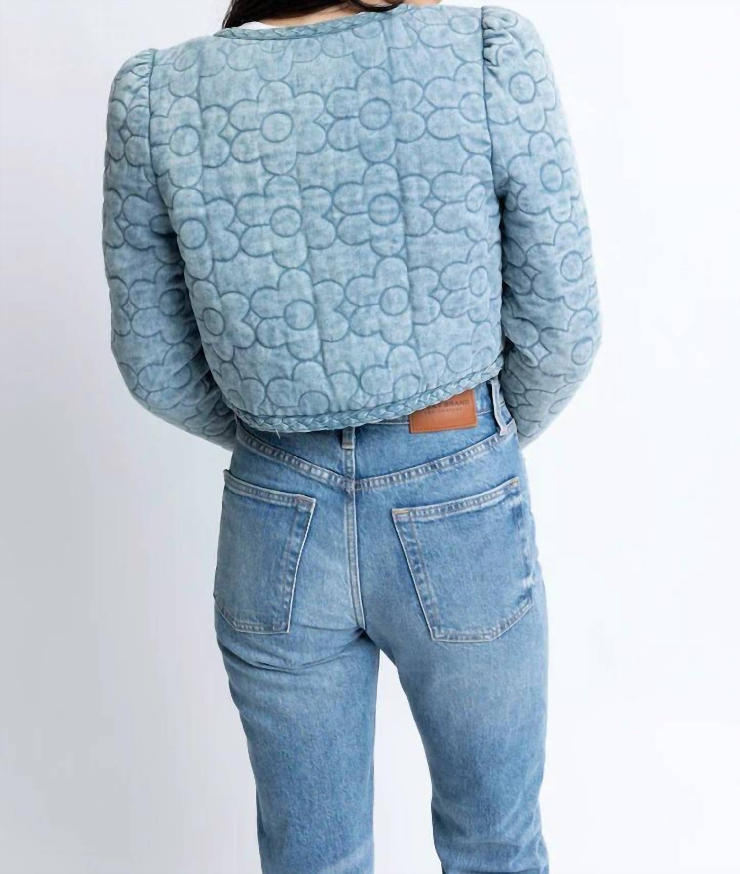Karlie - Women's Jean Floral Jacket