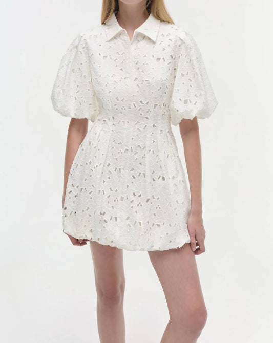 Simkhai - Cleo Balloon Pintuck Mini Dress