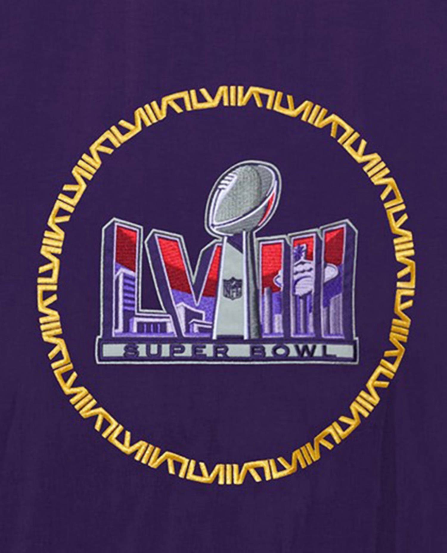 Starter - Men's Super Bowl Lviii Nylon Elite Half-zip Pullover Jacket