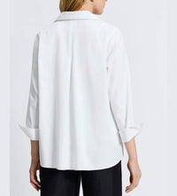Foxcroft - Agnes No Iron Stretch Popover Blouse