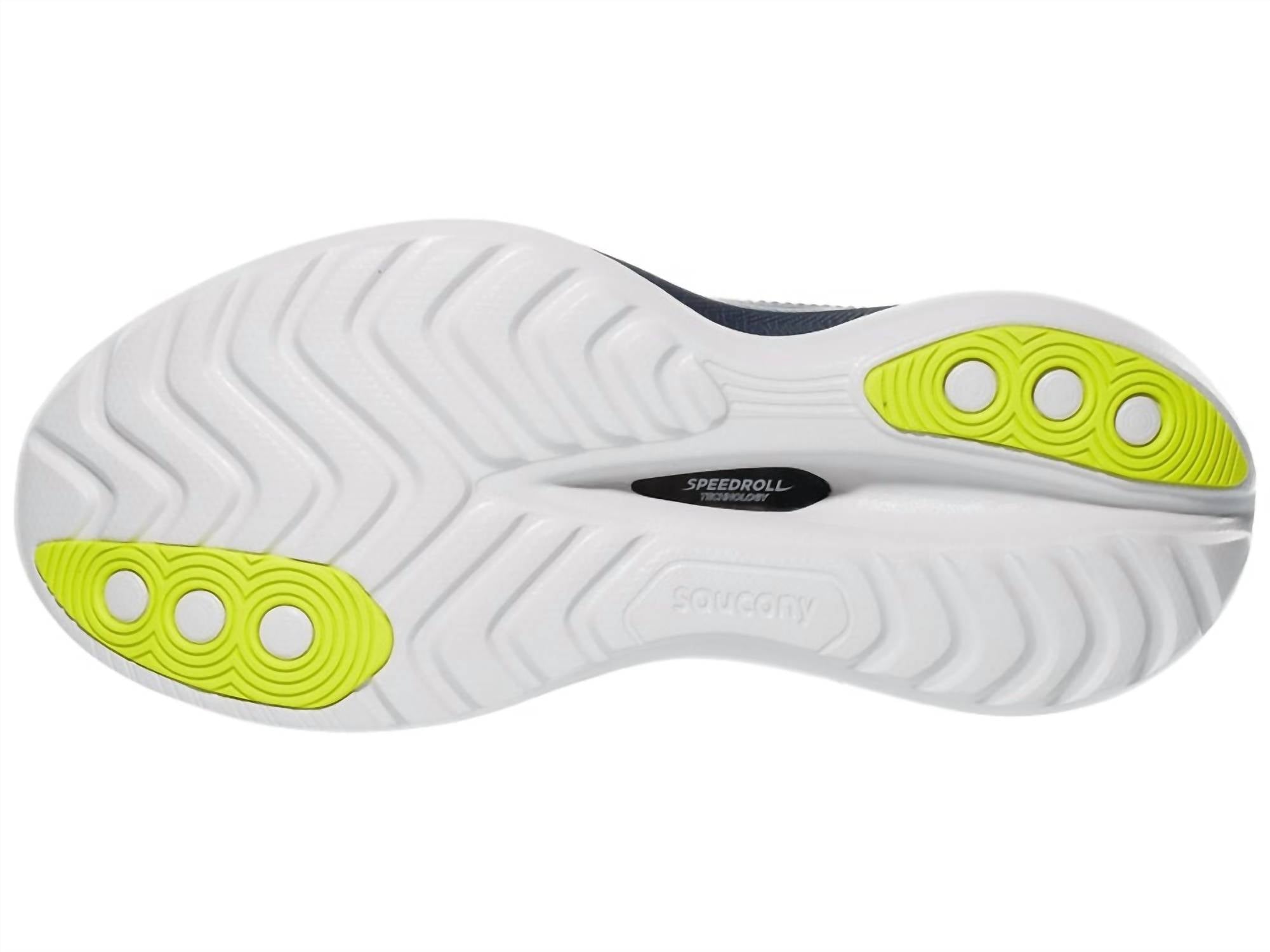 SAUCONY Men's Endorphin Trainer Shoe in navy primose - men's shoe - view 5