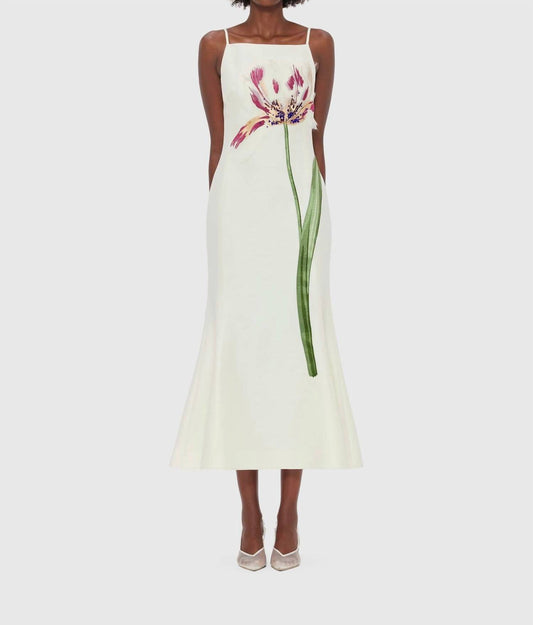 Leo Lin - Regina Embellished Midi Dress