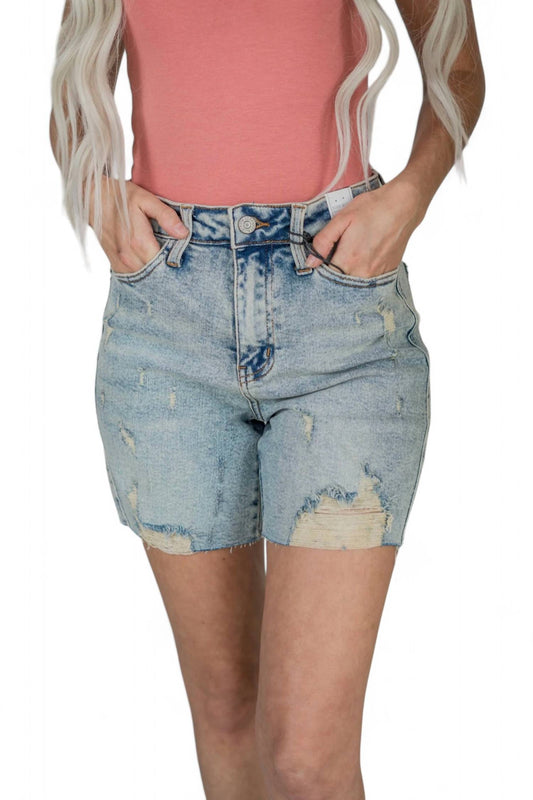 Judy Blue - HI WAIST BOYFRIEND SHORTS