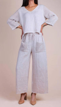 Gigi Moda - Primavera Linen Pant