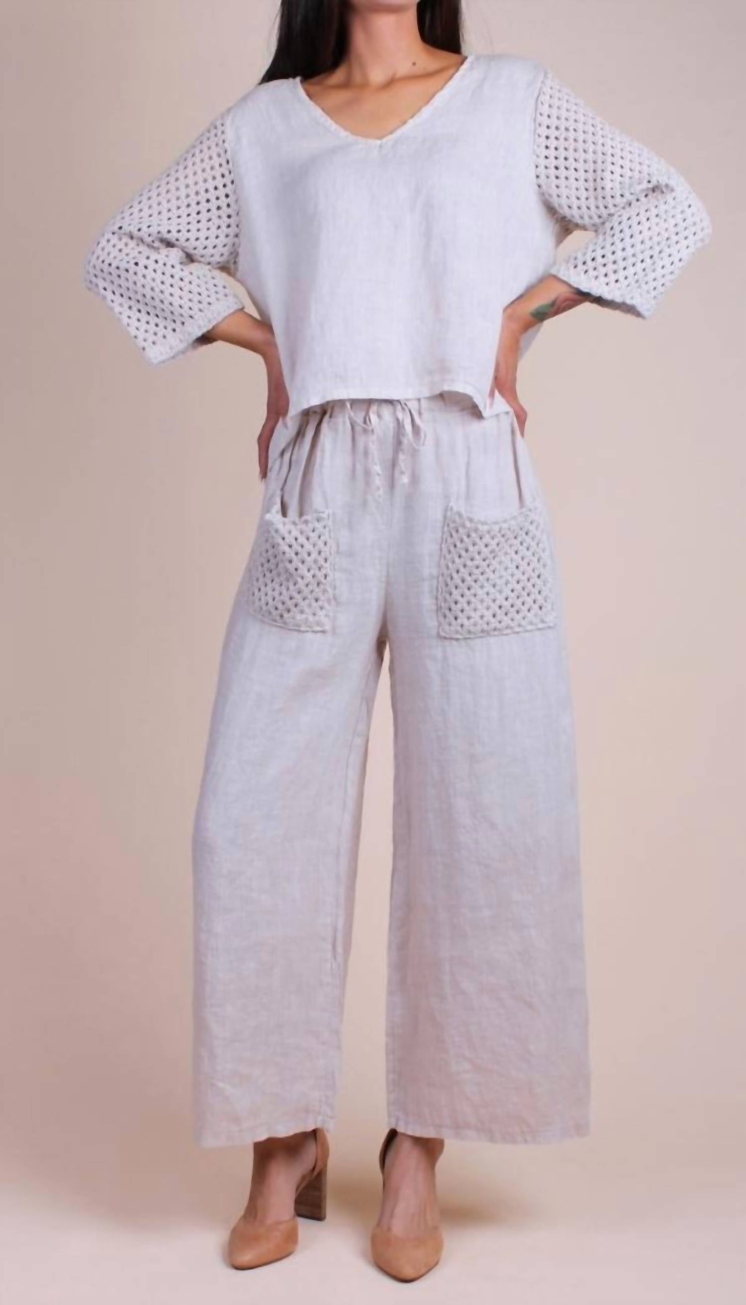 Gigi Moda - Primavera Linen Pant