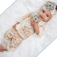 Haute Baby - Baby Girls Ava's Garden Kimono Style 2pc Set