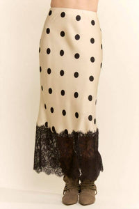 Davi & Dani - Eyelet Ruffle Tiered Skirt