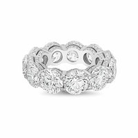 Diana M Jewels - Women's Round Lab-Grown Diamond Eternity Band (15.00 Ct) - Grand