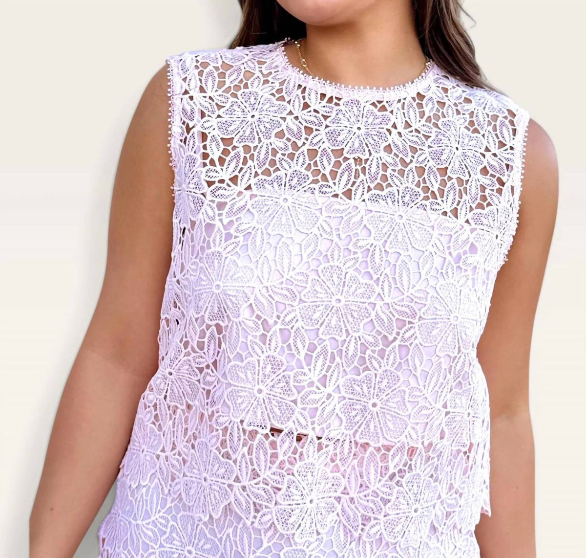 Lucy Paris - Women's Zoey Lace Top