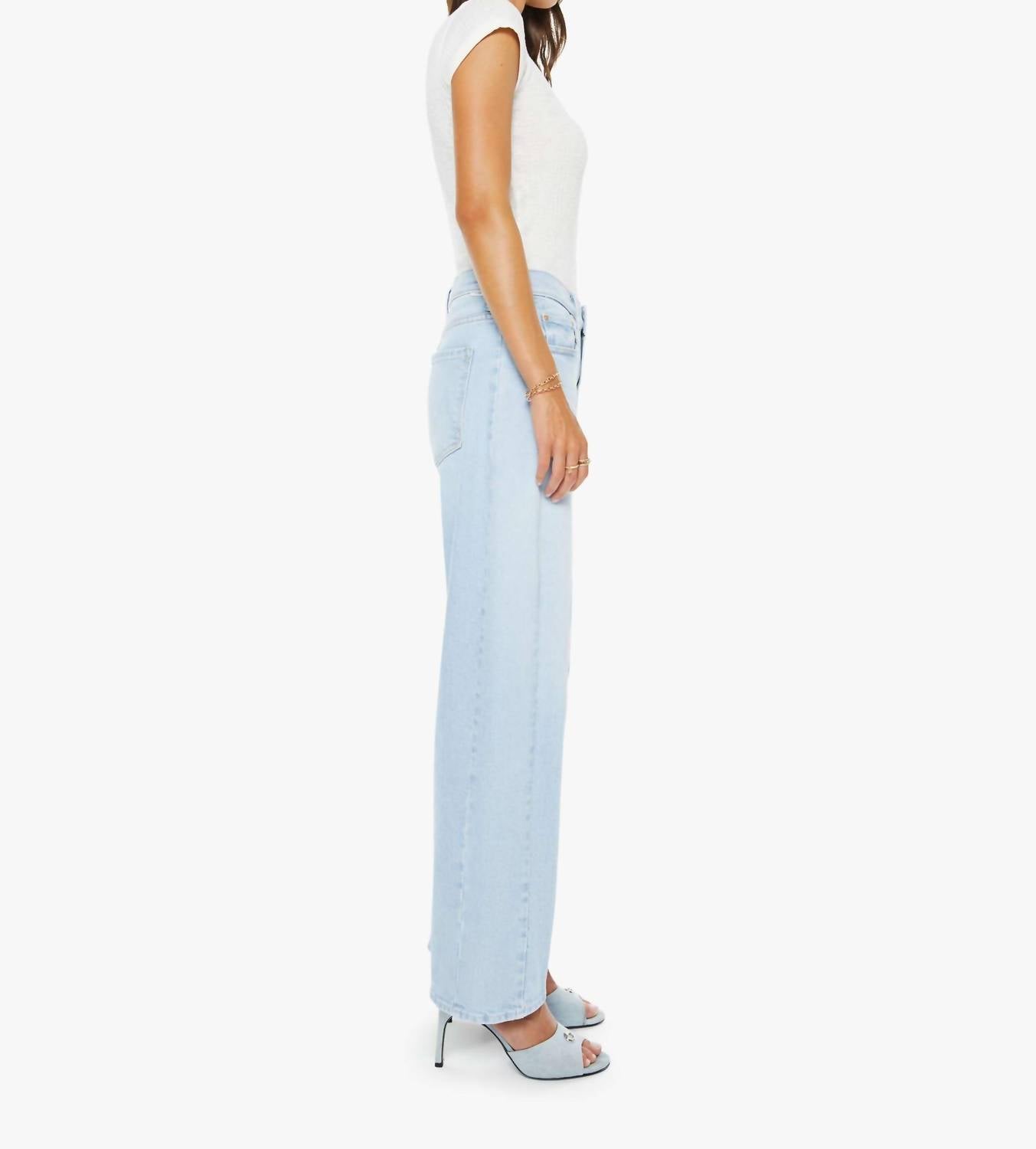 Mother - The Mid Rise Half-pipe Hover Jean