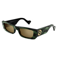 Gucci - Rectangle Non Polarized Sunglasses 0516s - 014