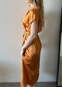 Divine Heritage - Women's Wrap Tuxedo Dress