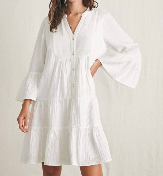 Faherty - Dune Cotton Gauze Kasey Dress
