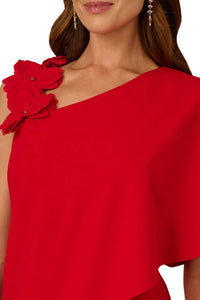 Adrianna Papell - Asymmetrical One-shoulder Jumpsuit