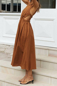 Sweetkama - Open Back Midi Dress