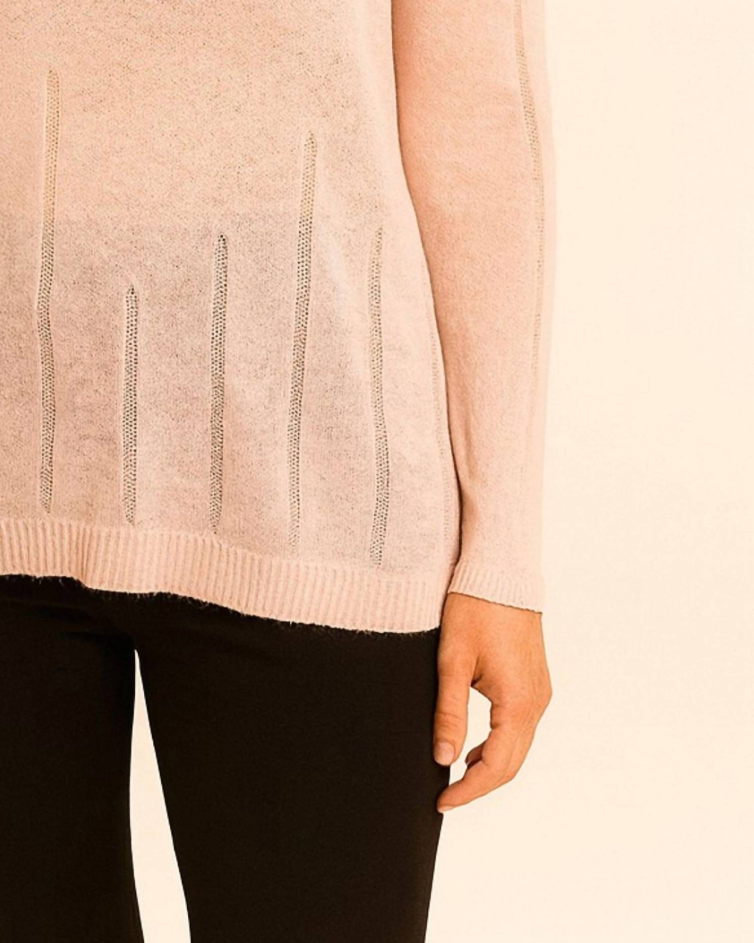 Planet By Lauren G. - Runs Boat Neck Sweater