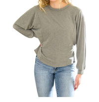 White Birch - Solid Knit Open Back Top