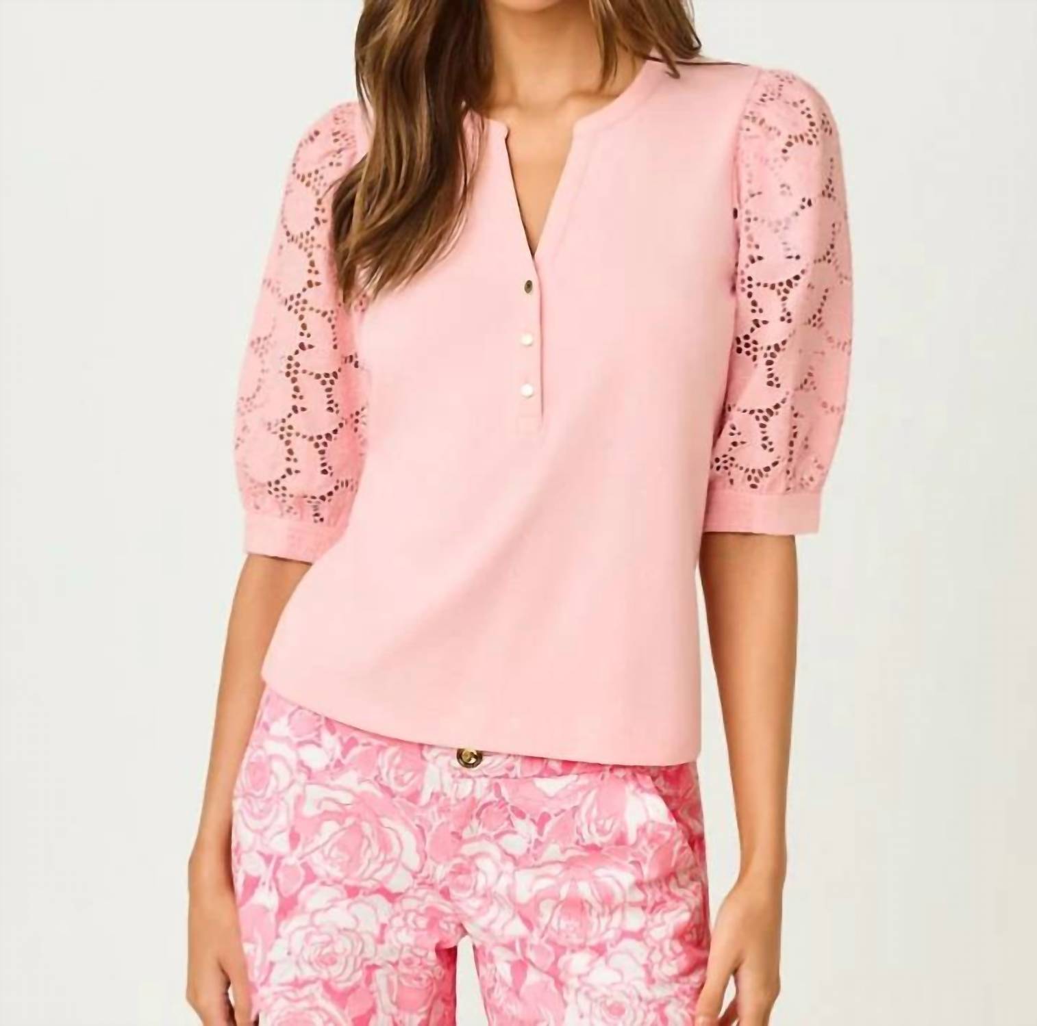 Lilly Pulitzer - RONSON EYELET KNIT TOP