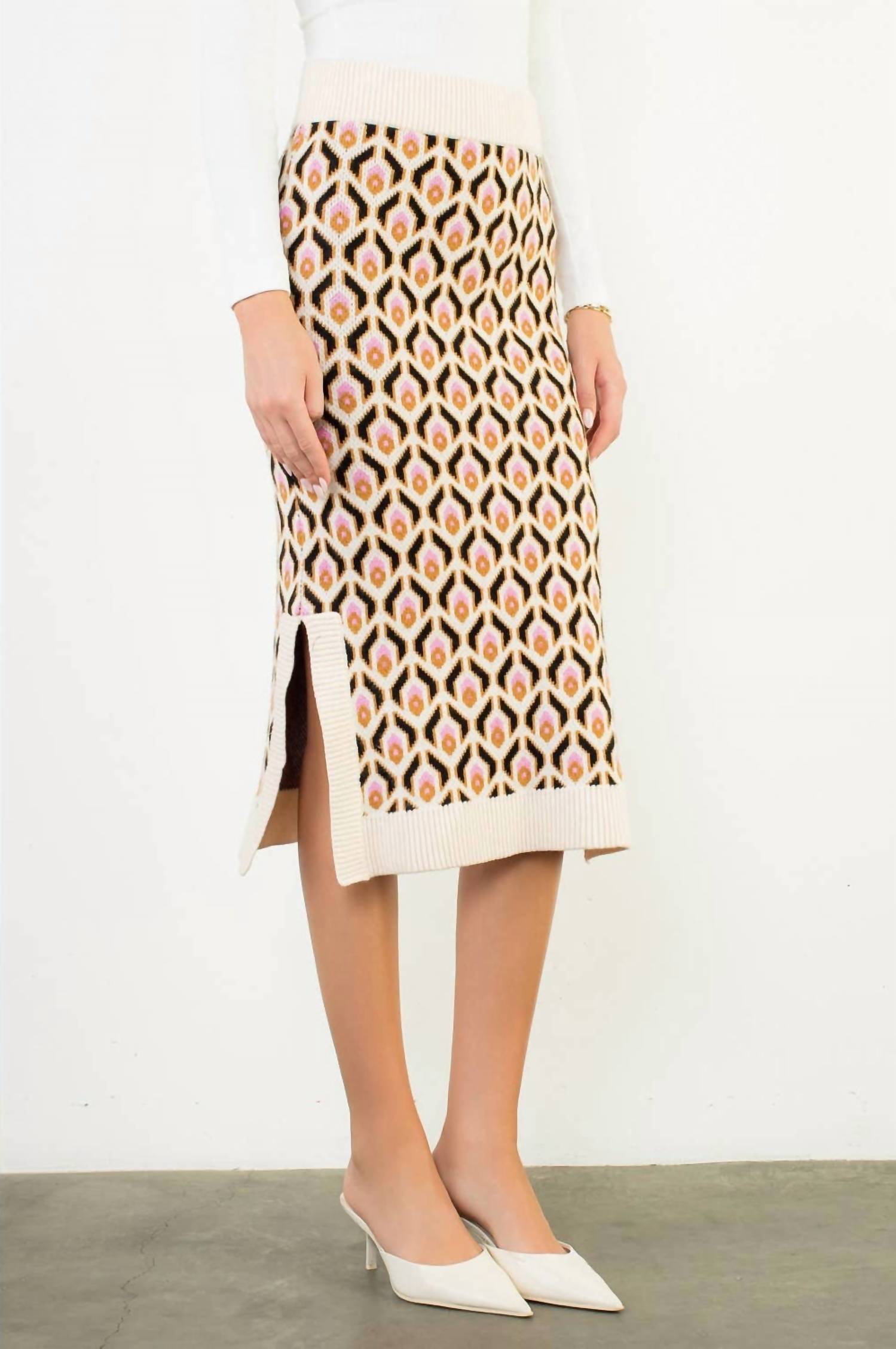 Thml - Jacquard Knit Midi Skirt