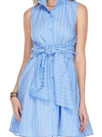 Jade - Julianne Striped Back Wrap Dress