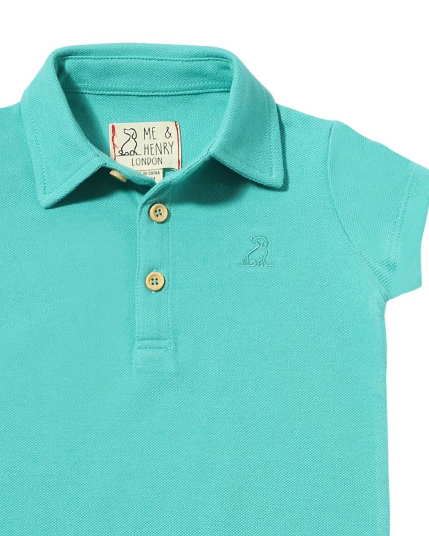 Me & Henry - Kid's Pique Polo Shortall
