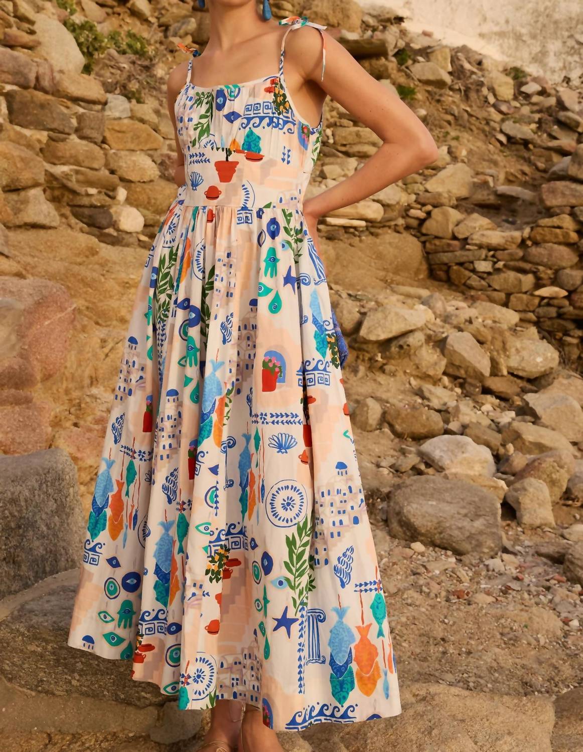 Oliphant - Scarlett A-line Maxi Dress