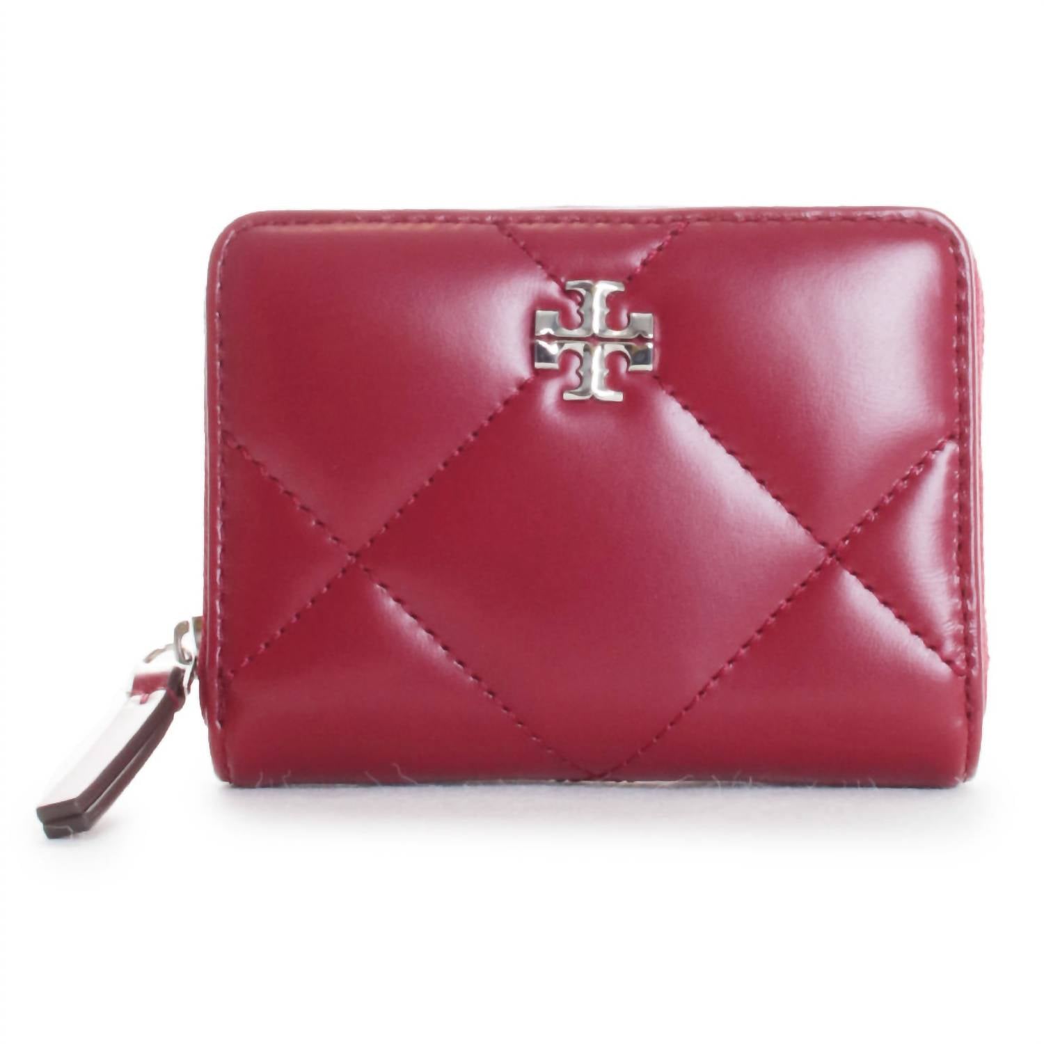 Tory Burch - Women's Kira Diamond Quilt Small Zip Around Wallet