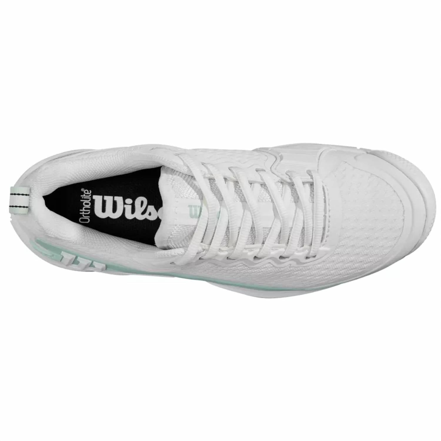 Wilson Women's Rush Pro 4.5 Shoe in white surf spray - women's sneaker - alternate view