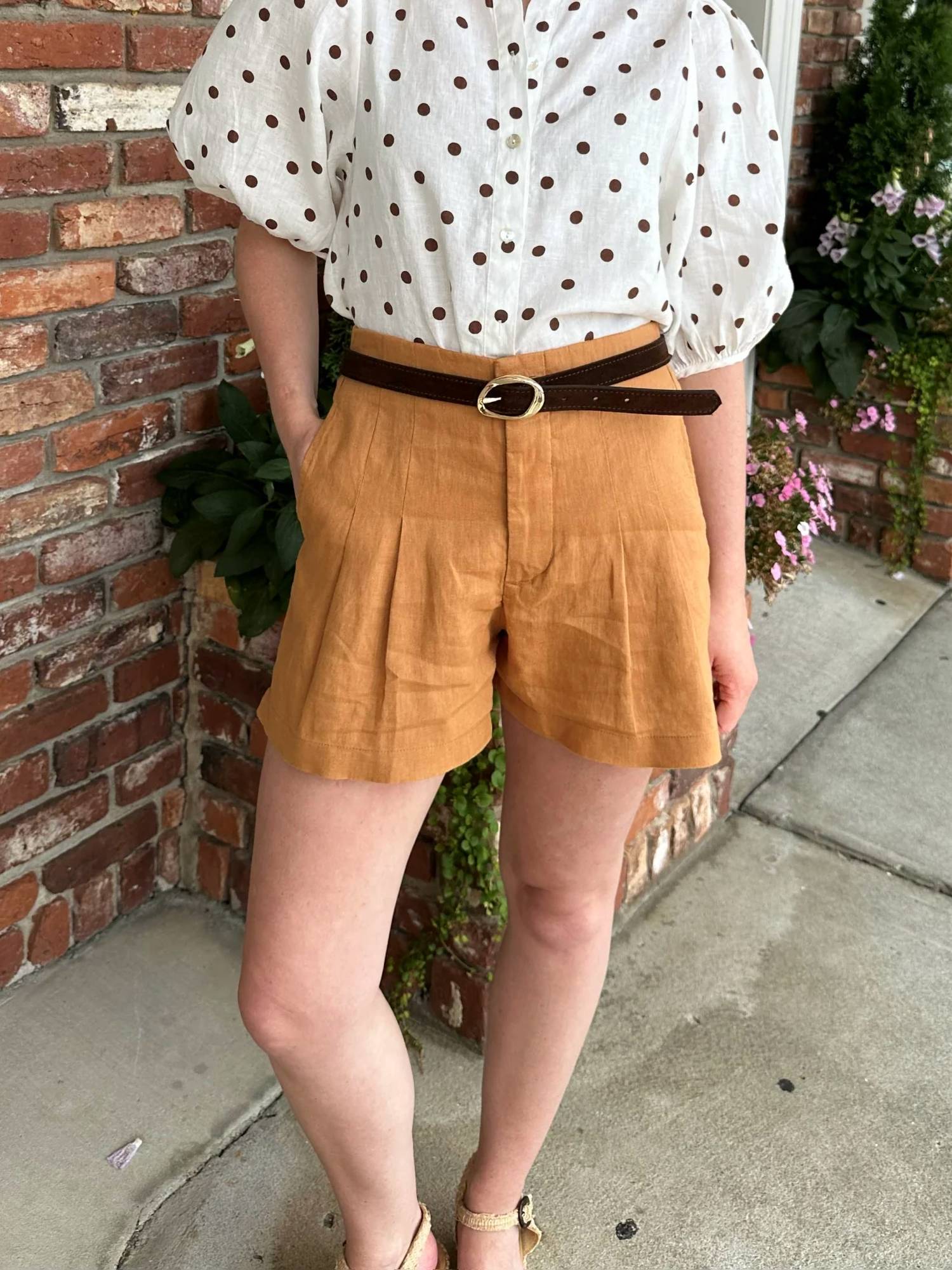 Lanhtropy - Frida Linen Shorts