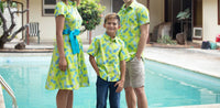 Coradorables - Boys Pineapples S/s "kalani" Aloha Shirt