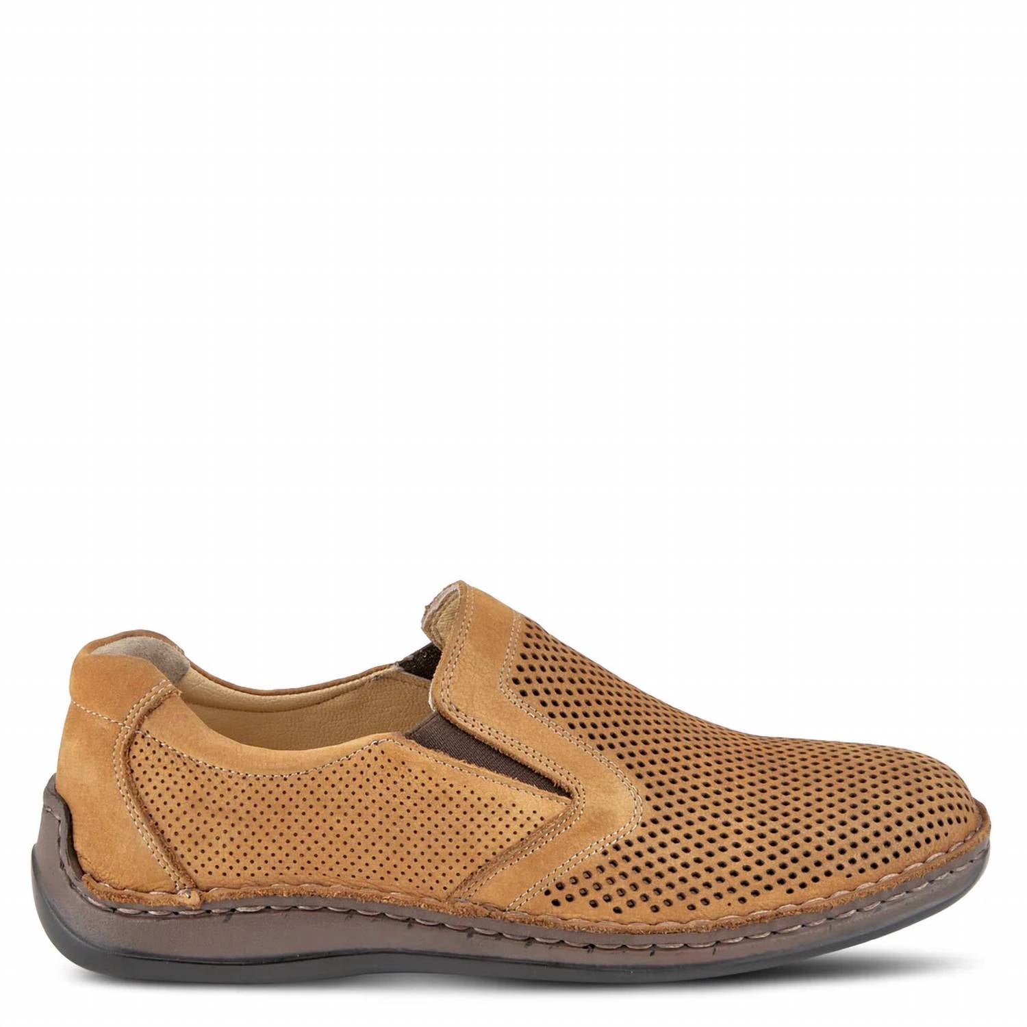 Spring Step Shoes - Men's Surano Leather Slip-On Sneaker