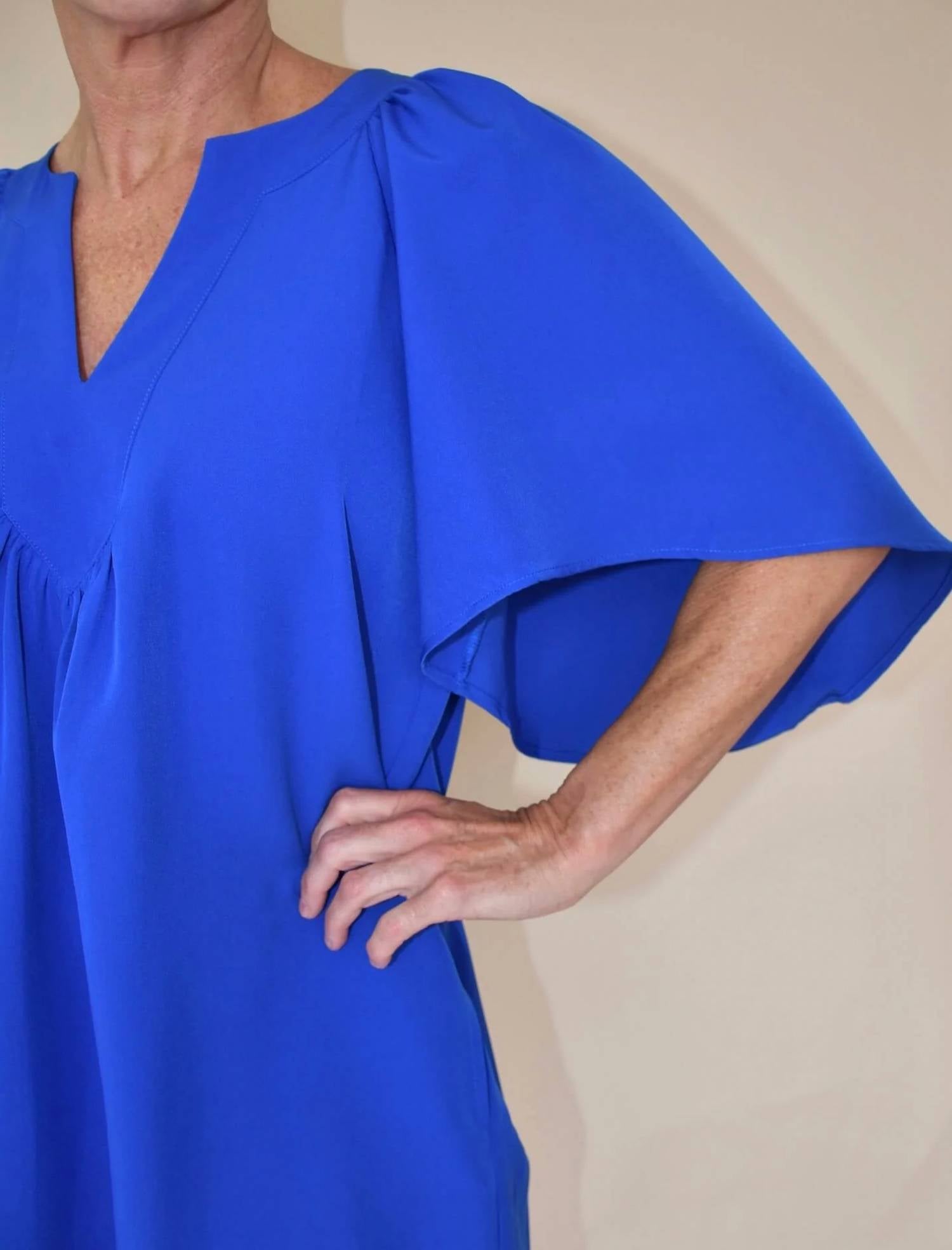 Glam - Flutter Sleeve Dress
