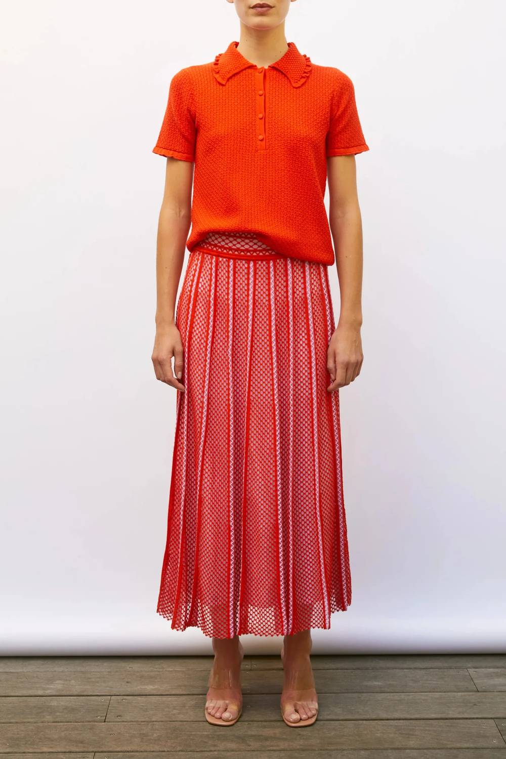Molli - Extra Textured Polo Shirt