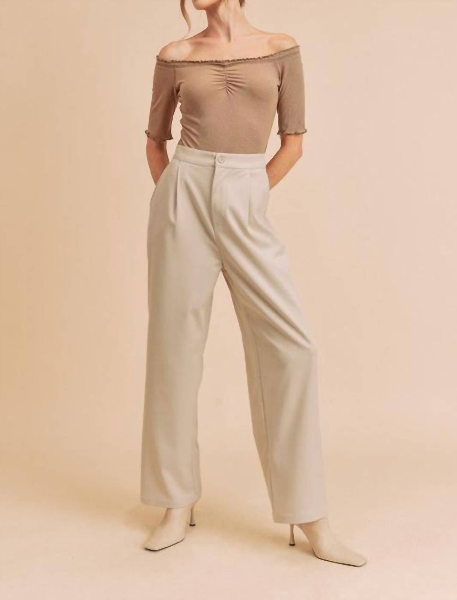Wide Leg Trousers