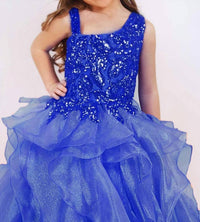 Ava Presley - Girls Fitted Bodice And Layered Skirt Gown