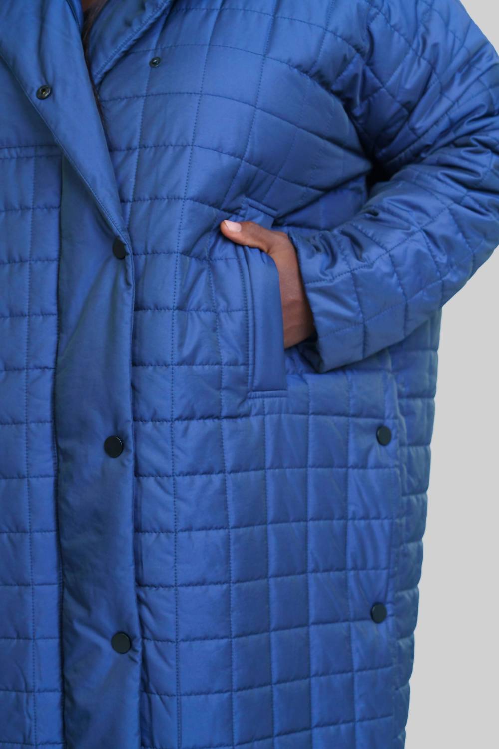Bitte Kai Rand - Changeant Nylon Box Coat - Plus Size