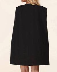 L'Atiste - Structured Cape Mini Dress