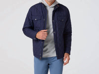 Mizzen + Main Brentwood Quilted Jacket in navy - men's jacket