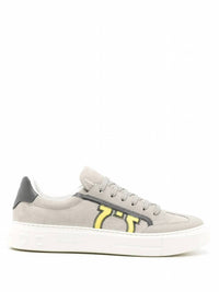 Salvatore Ferragamo Men's Borg 5 Low Top Sneakers in grey 1 - men's sneaker