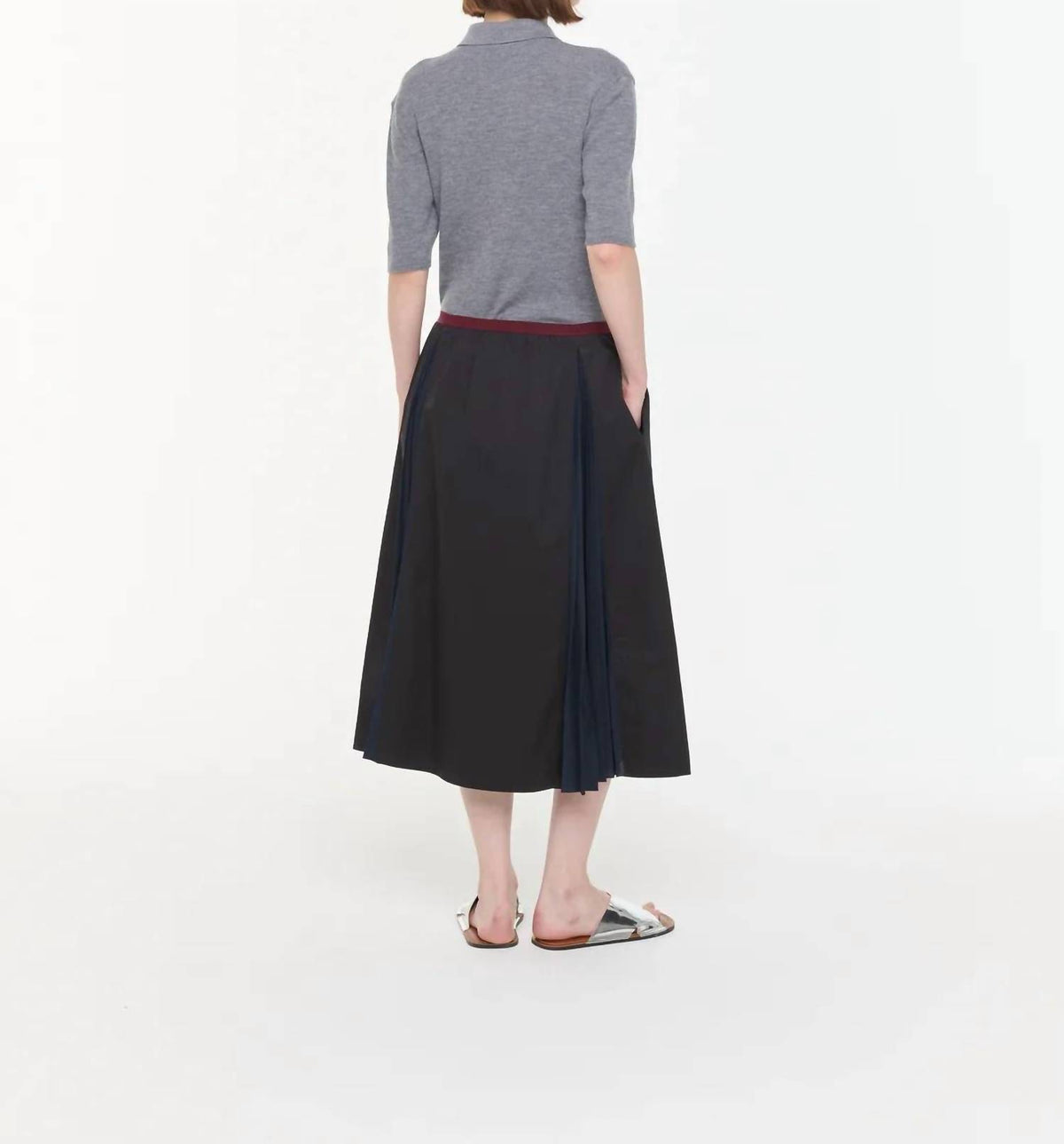 Plan C - Line Midi Skirt