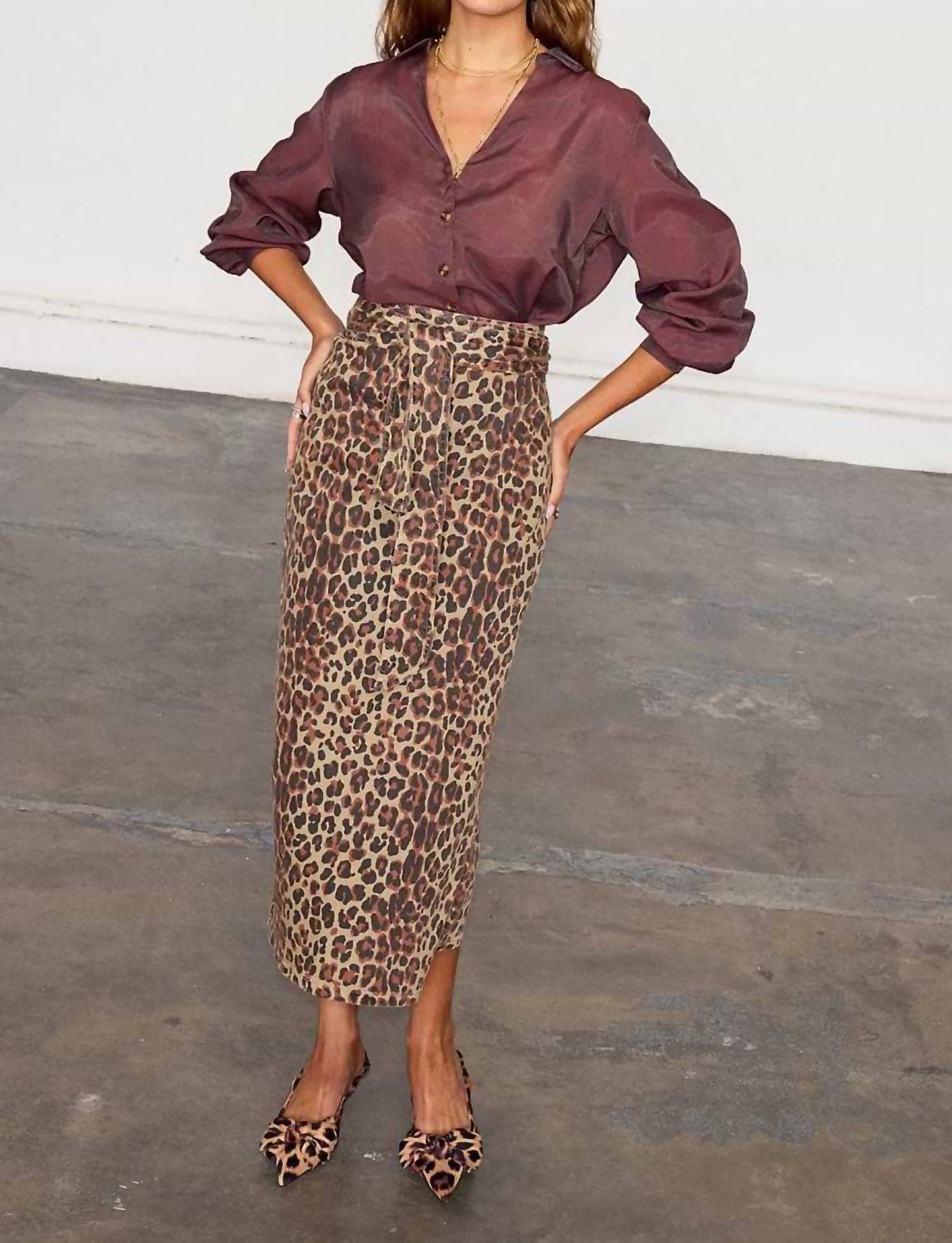 Never Fully Dressed - Lucia Denim Jaspre Skirt