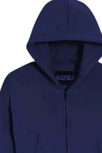 Katie J Nyc - Girl's Tween Dylan Zip Cropped Hoodie