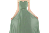 Last Dress - Radiant Elegance Strapless A-line Gown