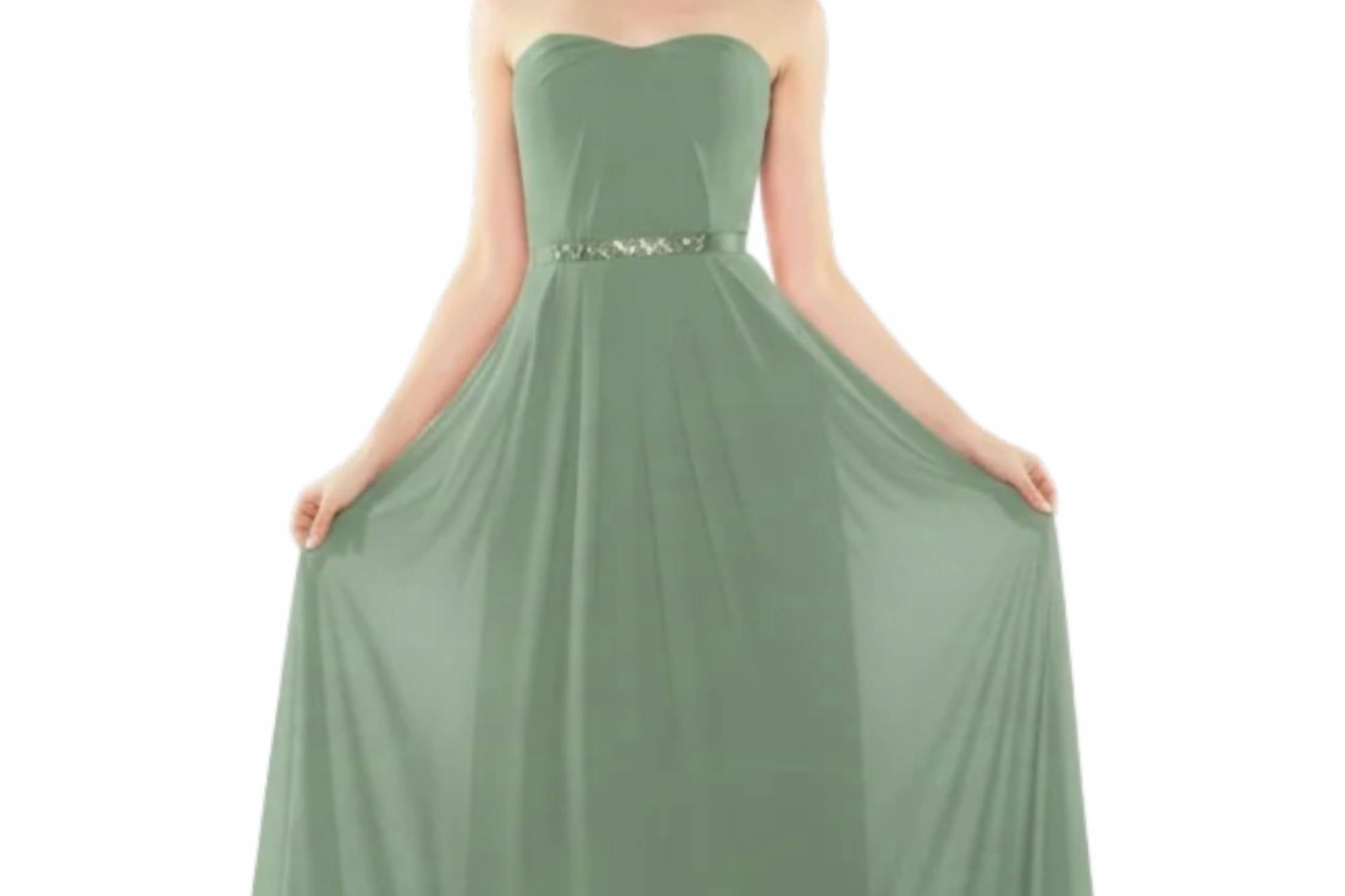 Last Dress - Radiant Elegance Strapless A-line Gown