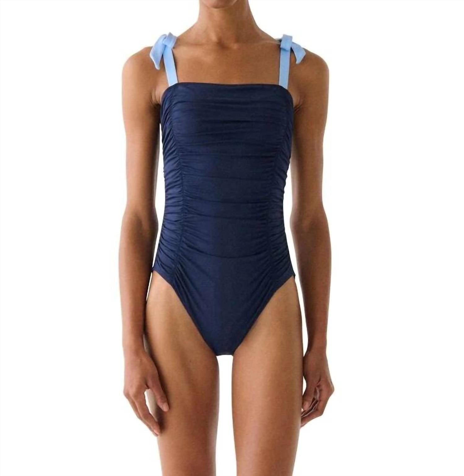 Kate Spade - Shoulder Tie One Piece Swimsuit