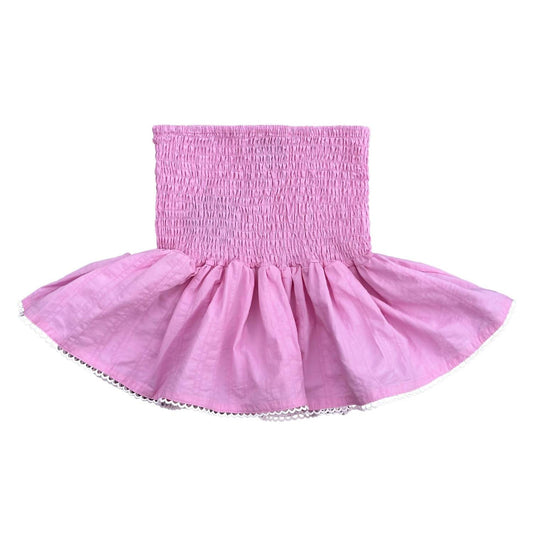 Little Olin - Girls' Smocked Ruffle Skirt
