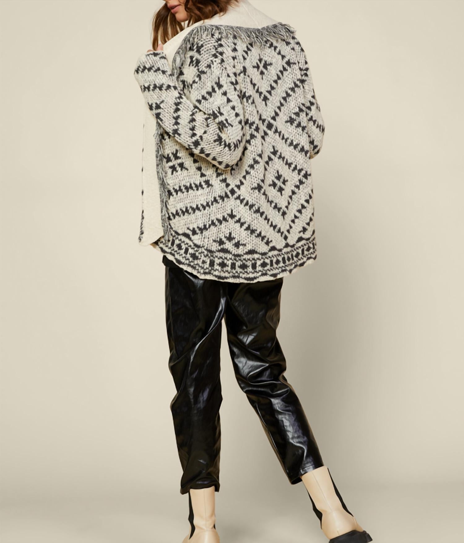 Carthage Open Knit Cardigan
